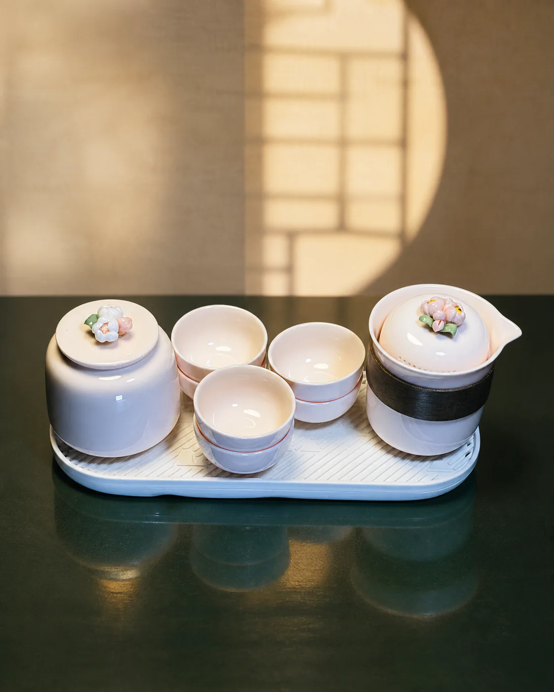 Blossom Harmony Gongfu Tea Set — prezentare comercială Lunavia