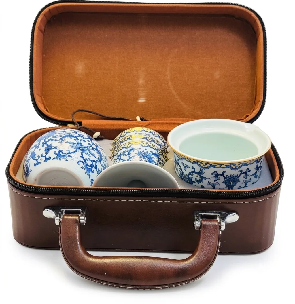 Blue Blossom Gongfu Tea Set — imaginea 5 din 5