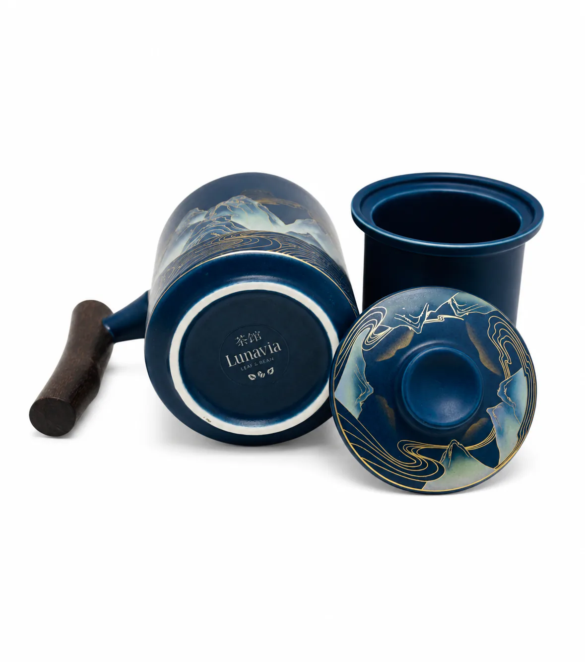 Imperial Blue Gaiwan Infuser — imaginea 3 din 4