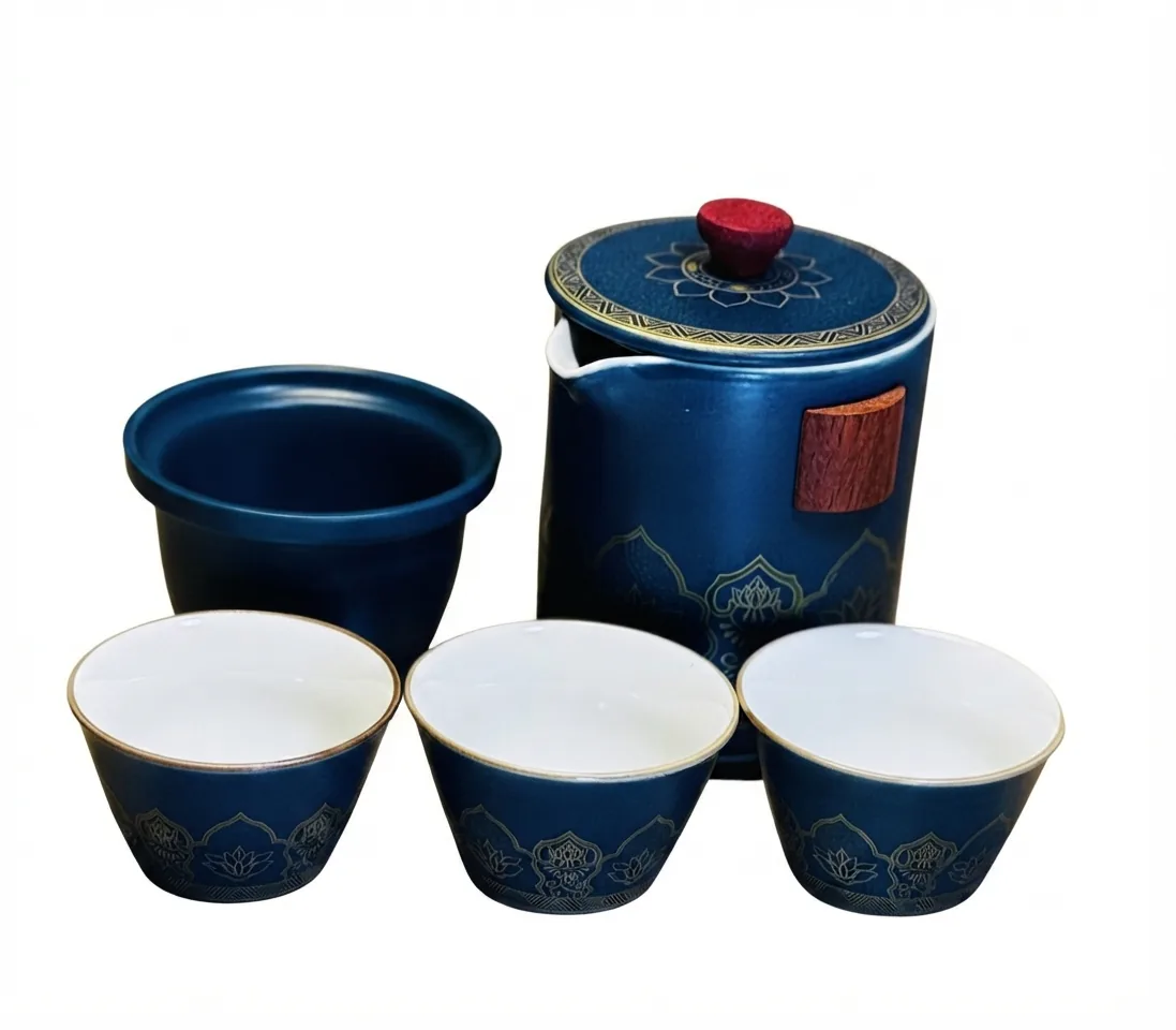 Imperial Blue Gongfu Tea Set — imaginea 1 din 3
