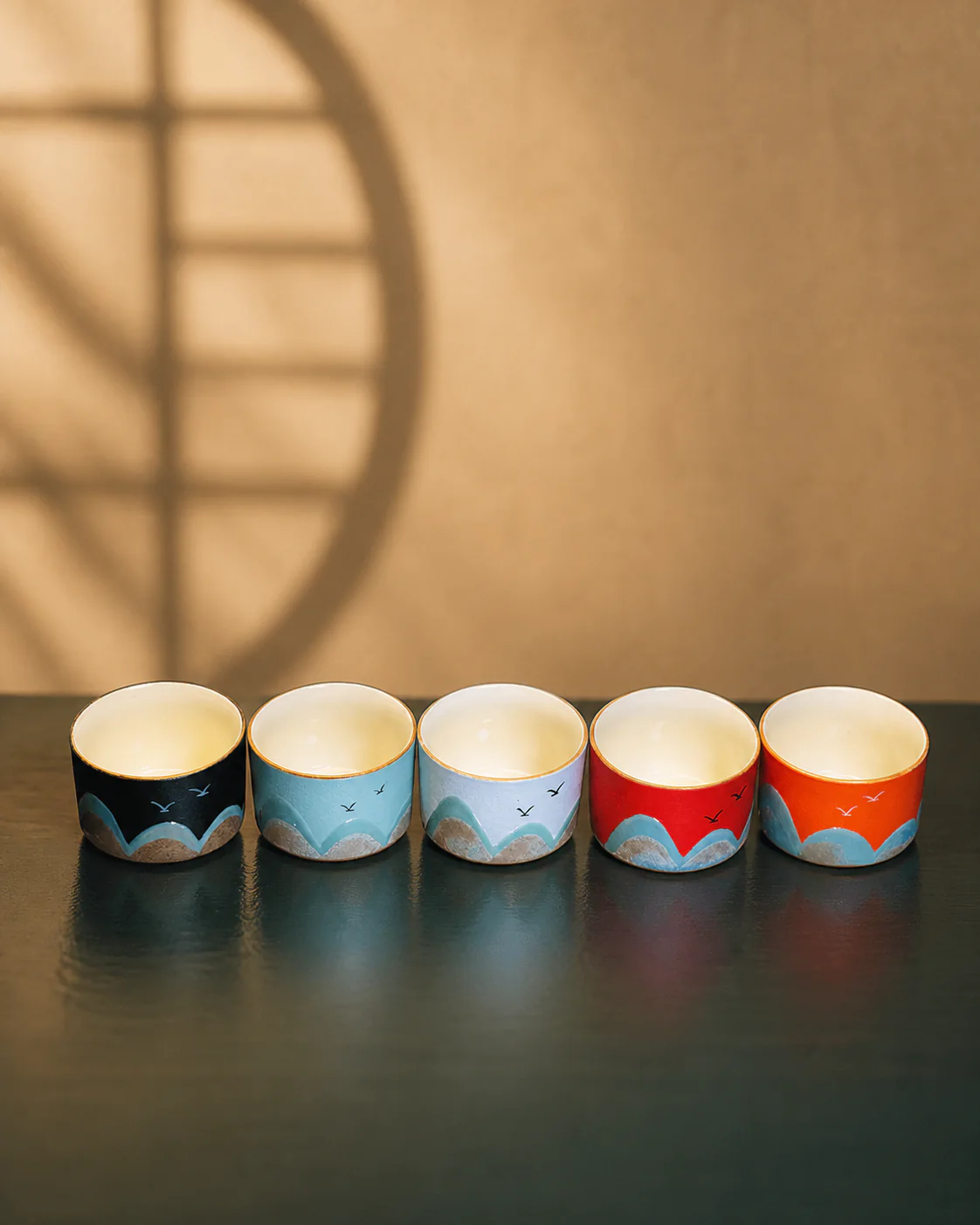 Set 5 Ceșcuțe Lunavia – 40 ml — prezentare comercială Lunavia